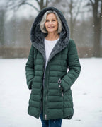Clara | Abrigo puffer con forro polar (fleece) - Soryana