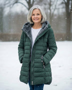 Clara | Abrigo puffer con forro polar (fleece) - Soryana