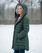 Clara | Abrigo puffer con forro polar (fleece) - Soryana