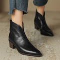Camille | Botines de lujo con tacón bajo - Soryana