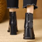 Claudia | Botines de Lujo con Tacón Medio - Soryana