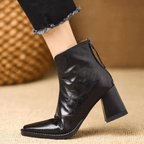 Claudia | Botines de Lujo con Tacón Medio - Soryana