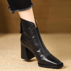 Claudia | Botines de Lujo con Tacón Medio - Soryana