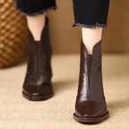 Claudia | Botines de Lujo con Tacón Medio - Soryana