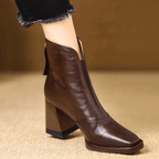 Claudia | Botines de Lujo con Tacón Medio - Soryana